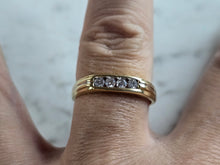 Load image into Gallery viewer, Mens Vintage Estate 14k Yellow Gold Diamond Ring 3.4g  #E5375