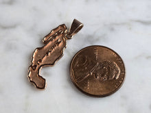 Load image into Gallery viewer, Womens Vintage Estate 10K Rose Gold Mexico Pendant 1.7g E5426