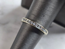 Load image into Gallery viewer, Womens Vintage Estate 14k White Gold Diamond Ring 2.3g #E5449