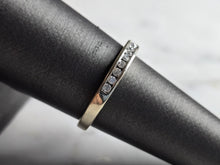 Load image into Gallery viewer, Womens Vintage Estate 14k White Gold Diamond Ring 2.3g #E5449