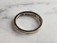 Load image into Gallery viewer, Womens Vintage Estate 14k White Gold Diamond Ring 2.3g #E5449