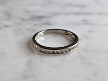 Load image into Gallery viewer, Womens Vintage Estate 14k White Gold Diamond Ring 2.3g #E5449