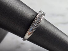 Load image into Gallery viewer, Womens Vintage Estate 14k White Gold Diamond Ring 3.2g #E5452