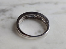 Load image into Gallery viewer, Womens Vintage Estate 14k White Gold Diamond Ring 3.2g #E5452