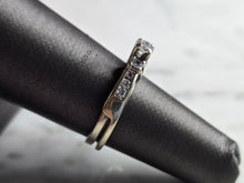 Load image into Gallery viewer, Womens Vintage Estate 14K White Gold Diamond Ring Set, 4.1g E5454