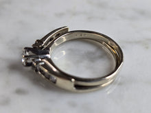 Load image into Gallery viewer, Womens Vintage Estate 14K White Gold Diamond Ring Set, 4.1g E5454