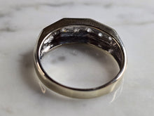 Load image into Gallery viewer, Mens Vintage Estate 14k White Gold Diamond Ring 7.1g E5455