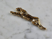 Load image into Gallery viewer, Womens Vintage Estate 14K Yellow Gold Cheetah Cat Brooch 9.2g E5500