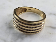 Load image into Gallery viewer, Womens Vintage Estate 10K Gold Diamond Cluster Ring 5.1g #E5503