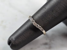 Load image into Gallery viewer, Womens Vintage Estate 14K White Gold Diamond Ring, 1.7g E5505