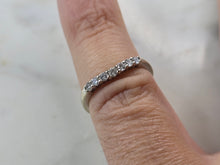 Load image into Gallery viewer, Womens Vintage Estate 14K White Gold Diamond Ring, 1.7g E5505
