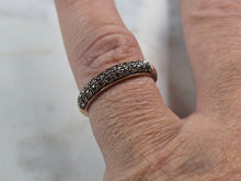 Load image into Gallery viewer, Womens Vintage Estate 14k Rose Gold Brown Diamond Ring 3.0g #E5508