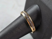 Load image into Gallery viewer, Mens Vintage Estate 14k Yellow Gold Diamond Ring 4.7g  #E5509