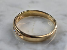 Load image into Gallery viewer, Mens Vintage Estate 14k Yellow Gold Diamond Ring 4.7g  #E5509