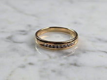 Load image into Gallery viewer, Mens Vintage Estate 14k Yellow Gold Diamond Ring 4.7g  #E5509