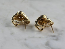 Load image into Gallery viewer, Womens Vintage Estate 14K Yellow Gold Diamond Earrings, 7.3g E5539