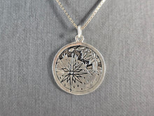 Load image into Gallery viewer, Womens Vintage Sterling Silver Celtic SIDHE Birth Pendant Necklace 5.3g E5541