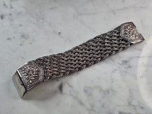 Load image into Gallery viewer, Womens Vintage Estate Sterling Silver Braided Mesh Bracelet 130.8g E5547