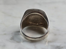 Load image into Gallery viewer, Mens Vintage Estate Sterling Silver Mosaic Turquoise Arrowhead Ring 13.4g E5552