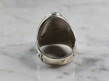Load image into Gallery viewer, Mens Vintage Sterling Silver Southwestern Turquoise Ring 23.9g E5556