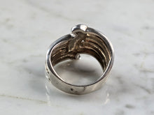 Load image into Gallery viewer, Womens Vintage Estate Sterling Silver Modernist Ring 8.5g E5560