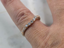 Load image into Gallery viewer, Womens Vintage Estate 14K Yellow Gold Diamond Ring 2.3g E5584