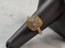 Load image into Gallery viewer, Womens Vintage Estate 18K Yellow Gold Diamond Engagement Ring 6.6g #E5589