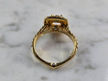 Load image into Gallery viewer, Womens Vintage Estate 18K Yellow Gold Diamond Engagement Ring 6.6g #E5589