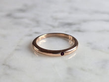 Load image into Gallery viewer, Womens Vintage Estate 14K Rose Gold Ruby Ring 2.3g E5600
