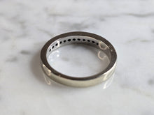 Load image into Gallery viewer, Womens Vintage Estate 10K White Gold Diamond Ring 3.3g E5617