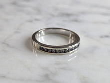 Load image into Gallery viewer, Womens Vintage Estate 10K White Gold Diamond Ring 3.3g E5617
