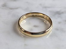 Load image into Gallery viewer, Womens Vintage Estate 14k Yellow Gold Wedding Ring Band, 2.8g E5620
