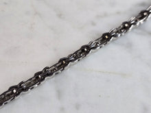 Load image into Gallery viewer, Womens Vintage Estate 10K White Gold Diamond Tennis Bracelet 10.9g E5630