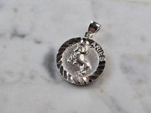 Load image into Gallery viewer, Womens Vintage Estate Sterling Silver Zodiac Aries Pendant 3.5g E5674