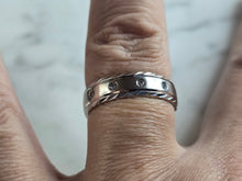 Load image into Gallery viewer, Mens Vintage Estate 10k White Gold Diamond Ring 4.8g #E5692