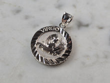 Load image into Gallery viewer, Womens Vintage Estate Sterling Silver Zodiac Virgo Pendant 3.5g E5698