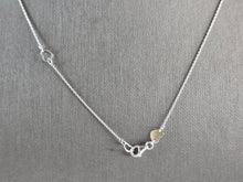 Load image into Gallery viewer, Womens Vintage Estate 18K White Gold Diamond Pendant Necklace 2.2g E5705