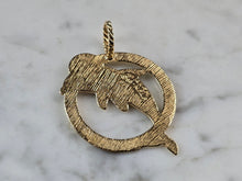 Load image into Gallery viewer, Mens Vintage Estate 14K Michael Anthony Miami Dolphins 86' Pendant 5.1g E5709