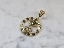 Load image into Gallery viewer, Vintage Estate 10K Yellow Gold Money Sign Pendant 1.9g E5711