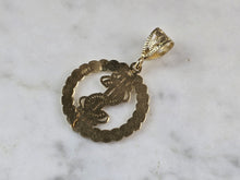 Load image into Gallery viewer, Vintage Estate 10K Yellow Gold Money Sign Pendant 1.9g E5711