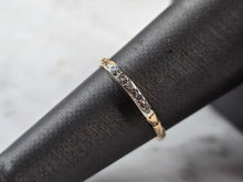 Load image into Gallery viewer, Womens Vintage Estate 14K Yellow Gold Diamond Ring, 0.9g E5734
