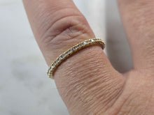 Load image into Gallery viewer, Womens Vintage Estate 14K Yellow Gold Reverie Lab Diamond Ring 1.9g #E5735