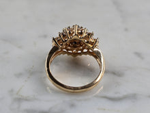 Load image into Gallery viewer, Womens Vintage Estate 14K Yellow Gold Sapphire &amp; Diamond Ring 5.9g #E5736