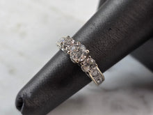 Load image into Gallery viewer, Womens Vintage Estate 14k White Gold Diamond Engagement Ring 4.2g  #E5739
