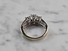 Load image into Gallery viewer, Womens Vintage Estate 14k White Gold Diamond Engagement Ring 4.2g  #E5739