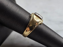 Load image into Gallery viewer, Mens Vintage Estate 14K Yellow Gold Diamond Ring 4.4g  E5740