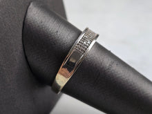 Load image into Gallery viewer, Mens Vintage Estate 10k White Gold Diamond Ring 3.4g #E5743