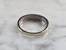 Load image into Gallery viewer, Mens Vintage Estate 10k White Gold Diamond Ring 3.4g #E5743