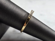 Load image into Gallery viewer, Womens Vintage Estate 10K Yellow Gold Diamond LOVE YOU Ring 2.2g #E5745
