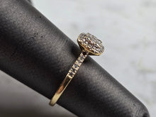 Load image into Gallery viewer, Womens Vintage Estate 10K Yellow Gold Diamond Ring 1.9g E5747